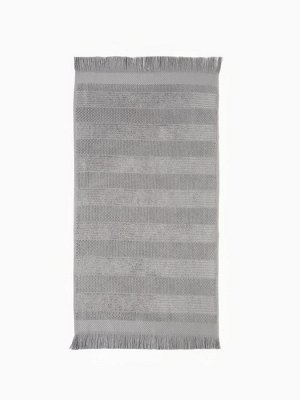 Полотенце махровое LoveLife «Атакама» 50x80 см, серое, 100% хлопок, 500 г/м²