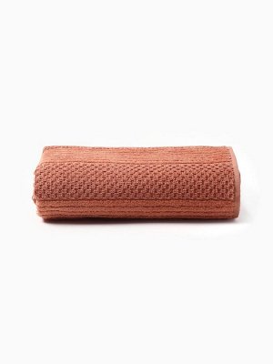 Полотенце махровое LoveLife «Атакама» 50x80 см, коричневое, 100% хлопок, 500 г/м²