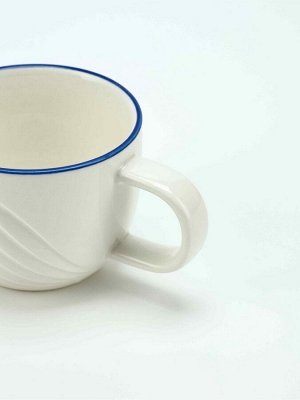Чайная пара Dolce Ceramo. «Оушен», 2 предмета: кружка 200 мл, блюдце d=10 см