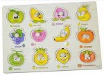 Деревянная игрушка (рамка вкладыш), &quot;Фрукты&quot;