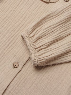 Рубашка детская KAFTAN, бежевая