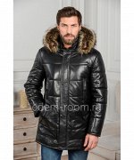 Мужская кожаная куртка для зимыАртикул: IG-83192-2-EN
