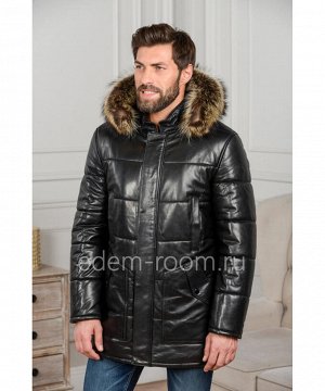 Мужская кожаная куртка для зимыАртикул: IG-83192-2-EN