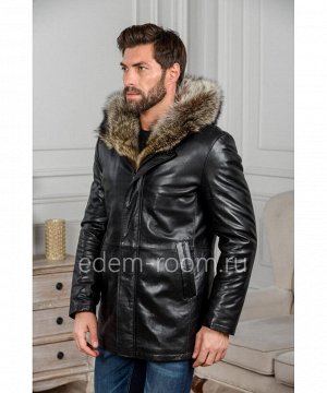 Мужская зимняя куртка из кожиАртикул: C-3226-2-EN