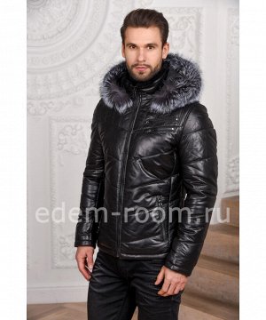Кожаная мужская кожаная куртка - Зима 2019Артикул: C-52805-CH