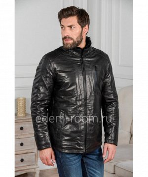 Мужская куртка из кожи - Зима 2019Артикул: W-1875-C