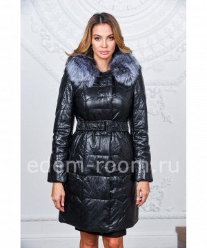 Женское пальто из искусственной кожиАртикул: R-517-CH