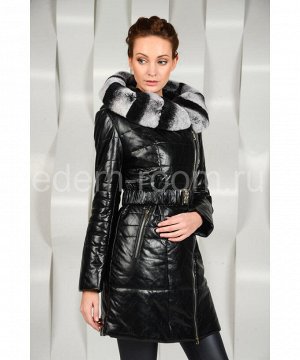 Молодёжное пальто из экокожиАртикул: R-1808-KR
