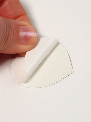 Пяткоудерживатели с петелькой, 5.8×4.4 см, бежевые
