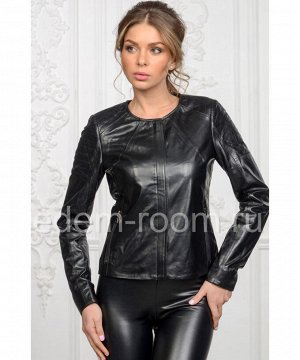 Женская кожаная куртка для весныАртикул: M-051-CH