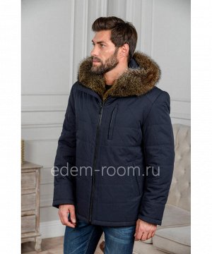 Зимняя куртка с меховым капюшономАртикул: C-18D06-2-SN-EN