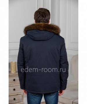 Зимняя куртка с меховым капюшономАртикул: C-18D06-2-SN-EN