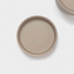 Соусники Magistro Jarwah Lausanne, 100 мл, 9.5x2.4 см, набор 4 шт., фарфор, бежевые