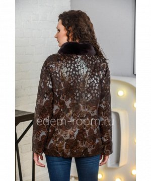 Женская куртка из искусственной замши Артикул: N-1713-70-K-KR