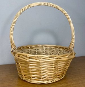 M Корзина плетеная круглая