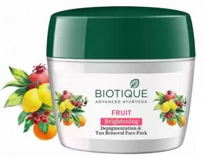 Bio Fruit Whitening & Depigmentaion Face Pack / Биотик Био Фруктовая Маска Для Лица