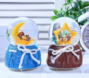 Снежный стеклянный шар "Медведь ", красивый подарок