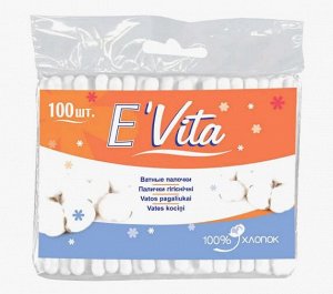 Палочки ватные E vita 100 шт
