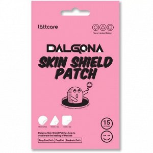 Характеристики – Патчи точечные от прыщей Lattcare Dalgona Skin Shield Patch 15 шт