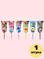 Леденец на палочке Disney ассорти Glico 10,5 гр Японские сладости