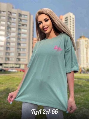 Женская футболка. Ткань 95% хлопок, 5% спандекс