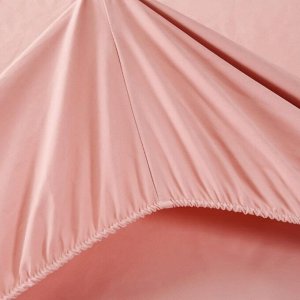 КПБ Candie's Бархат Сатин с простыней на резинке по кругу CANBSR07