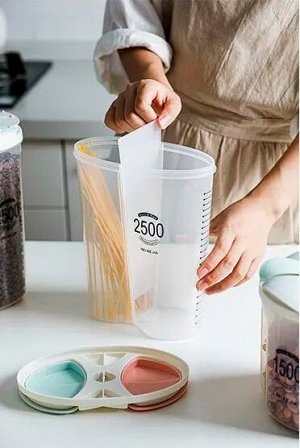 Контейнер для сыпучих продуктов двойной (2500 мл)
