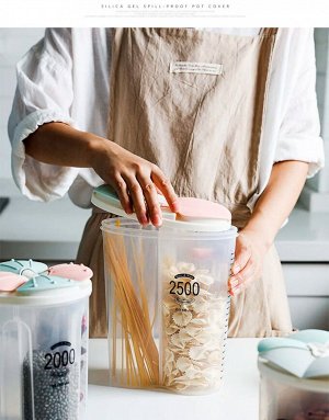 Контейнер для сыпучих продуктов двойной (2500 мл)