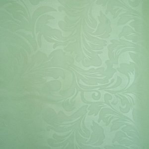 Ткань Вуаль с тиснением вензель светло-зеленый             (ш.300см)