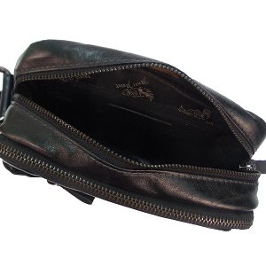 Сумка мужская Ruff Ryder. Кожа. 5505/5435 black