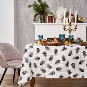 Скатерть новогодняя «Этель» Christmas 150x250 см, 100% хлопок, саржа 190 г/м²