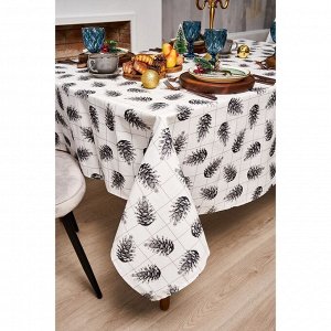 Скатерть новогодняя «Этель» Christmas 150x250 см, 100% хлопок, саржа 190 г/м²