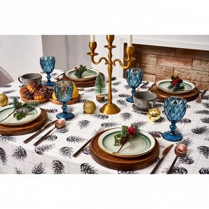 Скатерть новогодняя «Этель» Christmas 150x250 см, 100% хлопок, саржа 190 г/м²