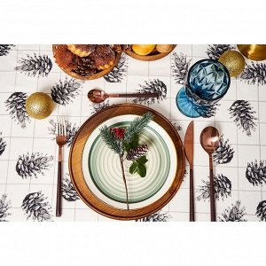 Скатерть новогодняя «Этель» Christmas 150x250 см, 100% хлопок, саржа 190 г/м²