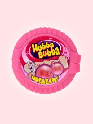 Жевательная резинка со вкусом бабал гам Hubba Bubba Mega Long Bubbl Gum / Лента Хубба Бубба рулетка 56 гр