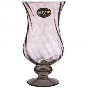Ваза ELEGIA SMOKY 27 см - Элегантный Декор для Интерьера, 1 шт.