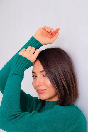 Джемпер зелёный "зигзаг"