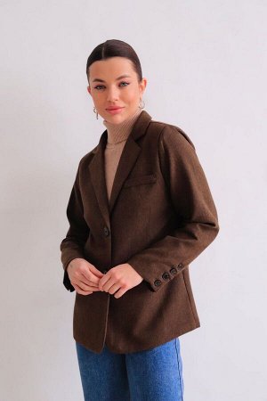 Жакет коричневый