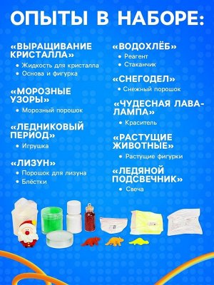 Адвент - календарь «Смешарики», детский, 9 окошек с подарками: 9 опытов