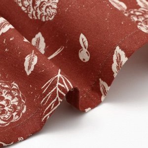 Скатерть "Этель New Year's plants" 110x149 см, 100% хл, рогожка 186 г/м²
