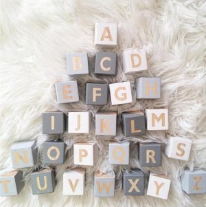 Кубики английский алфавит