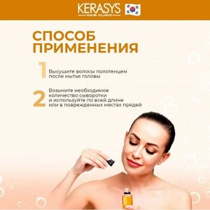 Ампульная восстанавливающая сыворотка Kerasys Advanced Repair Serum 80мл 1/12
