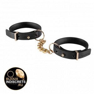 Bijoux Indiscrets MAZE THIN HANDCUFFS BLACK. Наручники черные