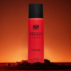 RIGGS London Дезодорант-спрей д/тела мужской парф.Venom 250мл