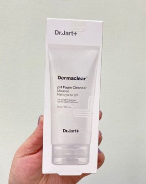 DR.JART+ Гель-пенка для умывания и глубокого очищения PH 5.5, Dermaclear Micro pH Foam Micro-Mousse pH Neutre Balancing Gel-to-foam 120 мл