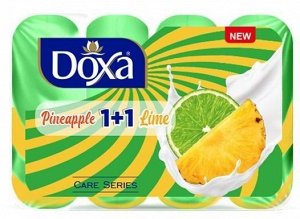 DOXA Мыло твердое Care series ecopack Beauty Lime & Pineapple 4х80г