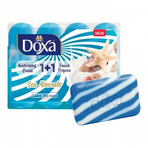 DOXA Мыло твердое Care series ecopack Beauty Sea minerals 4х80г