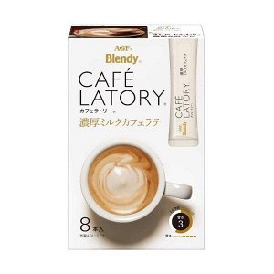 Кофе в стиках AGF Cafe Latory Латте молочный насыщенный 84 гр. 1/24