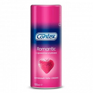 CONTEX Romantic (с ароматом клубники) Интим гель-смазка 100мл
