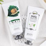 Набор кремов для рук и ног с экстрактом слизи улитки Jigott Real Moisture Hand &amp; Foot Cream Set, 2шт *100мл